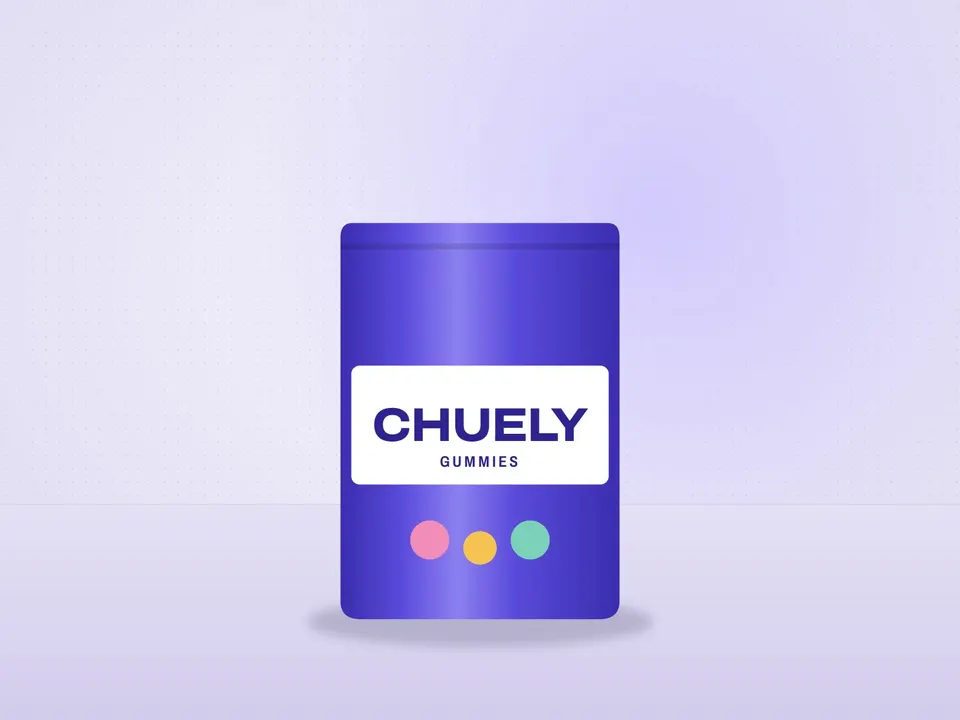 Placeholder illustration: Gummies tub